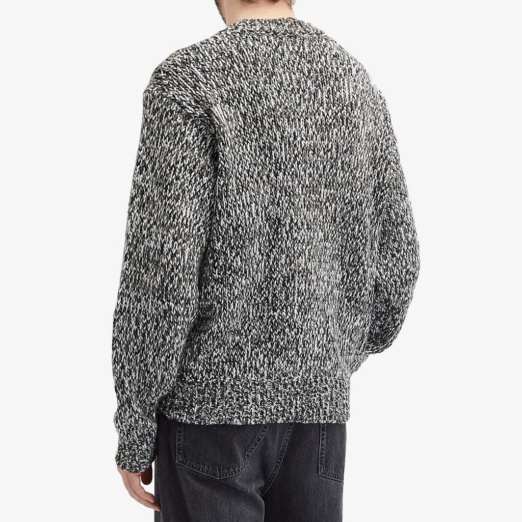 Palm Angels Men's Melange Palm Knit Grey